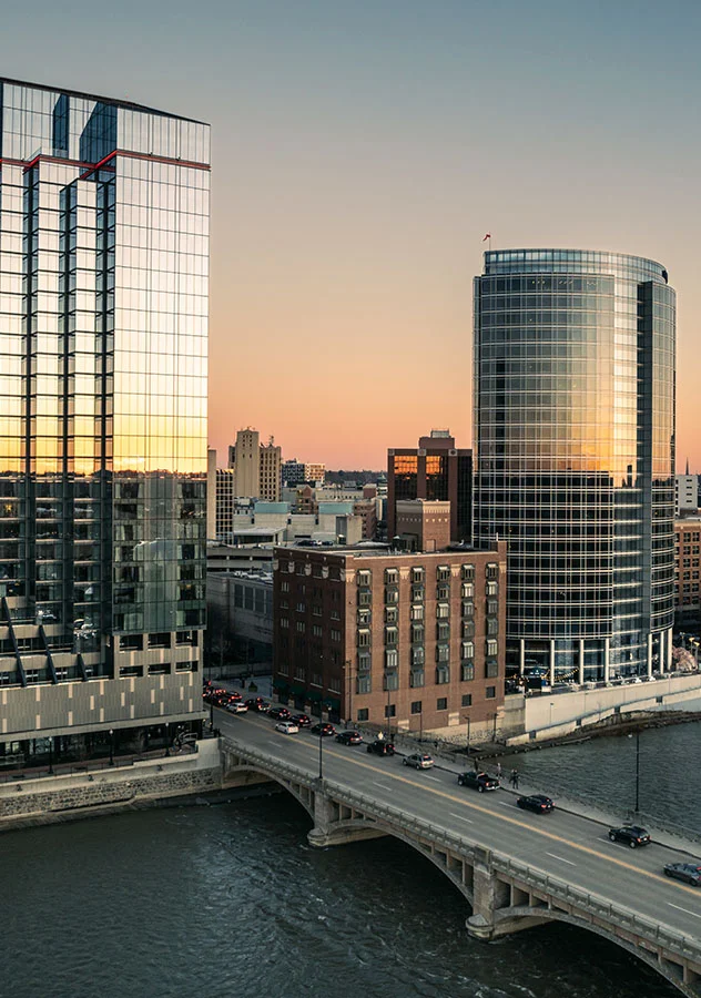 Skyline view of Grand Rapids, MI - Out of Town Patient Resources in Grand Rapids, MI